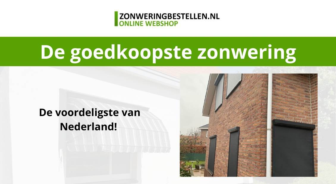 goedkoopste zonwering