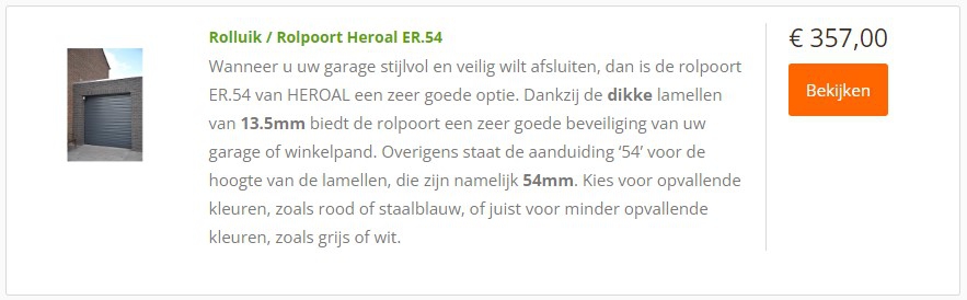 heroal rolpoort