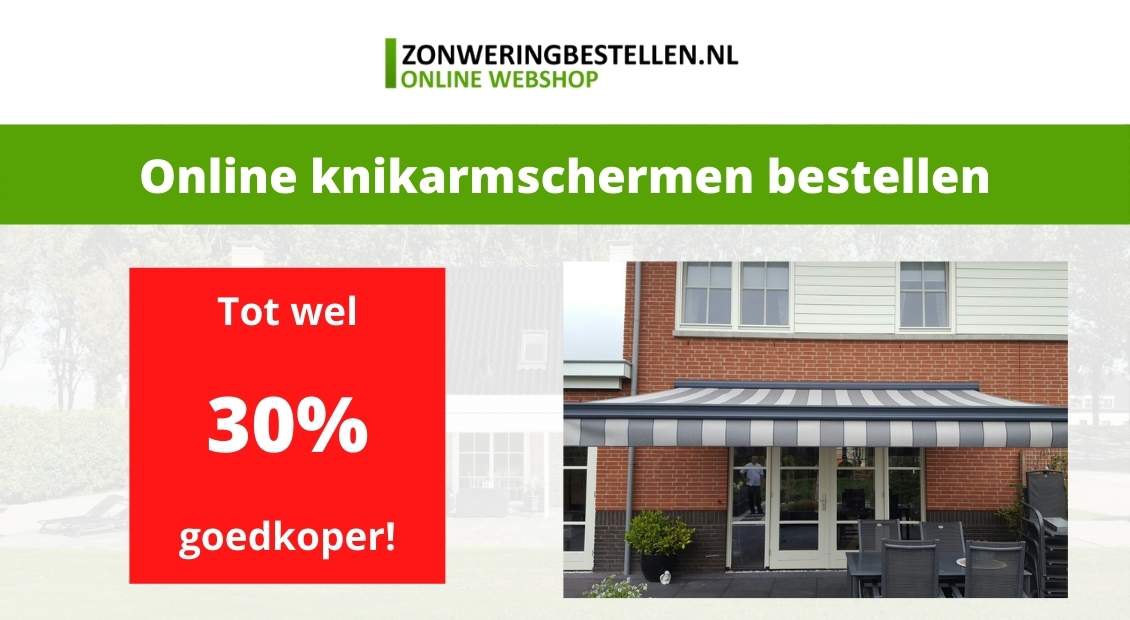 knikarmscherm bestellen