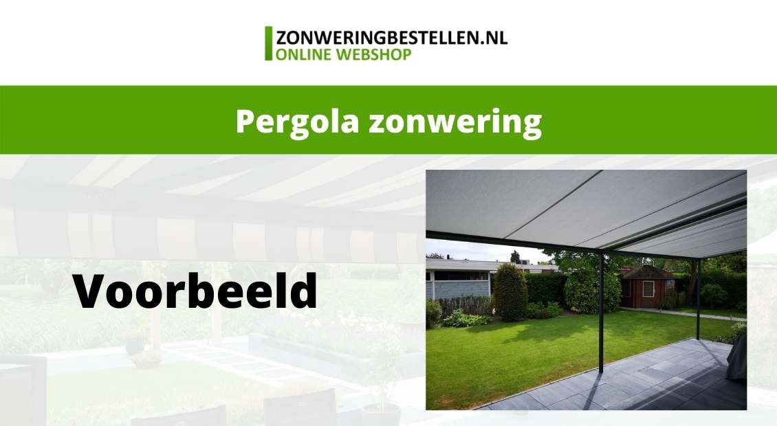 pergola zonwering impressie