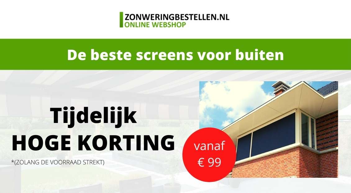 screen buiten aanbieding