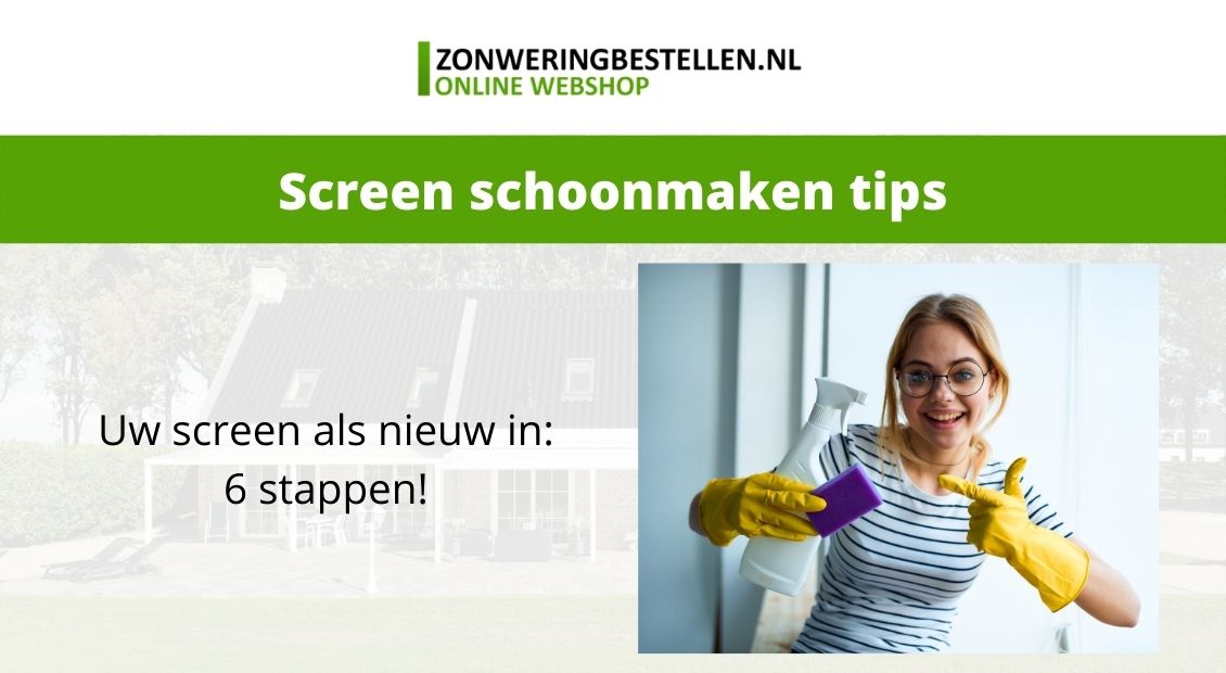 screen schoonmaken tips