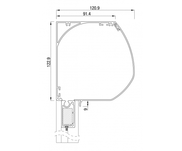 ZB TOP+ ZIP 120 Super Windvast dicht