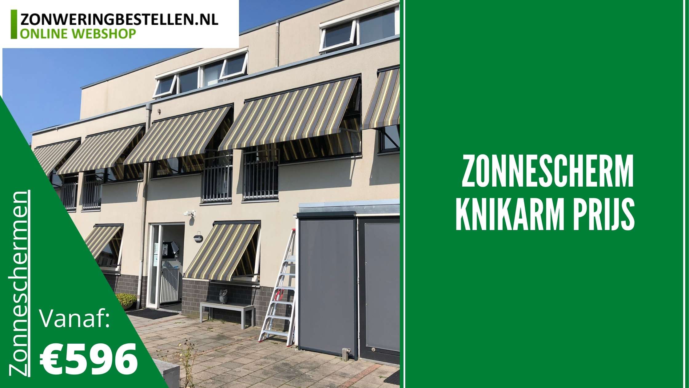 zonnescherm knikarm prijs