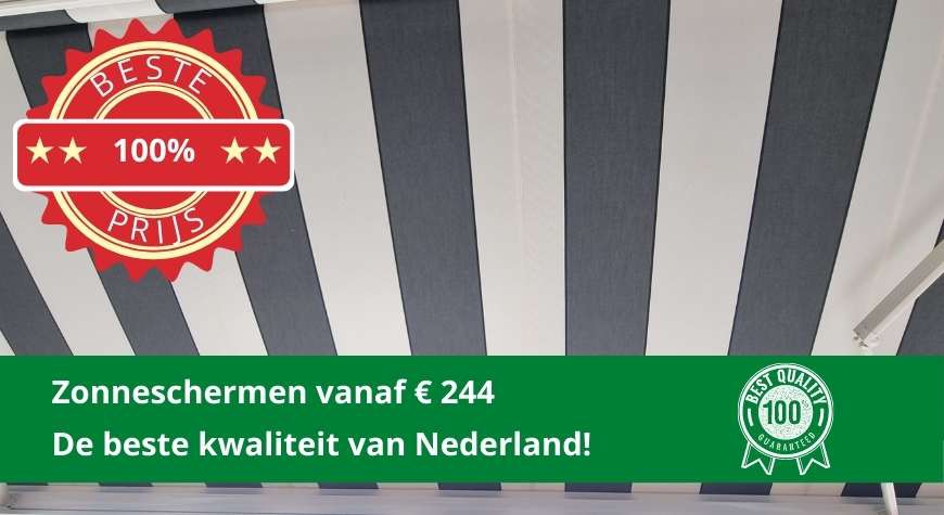 zonnescherm aanbieding