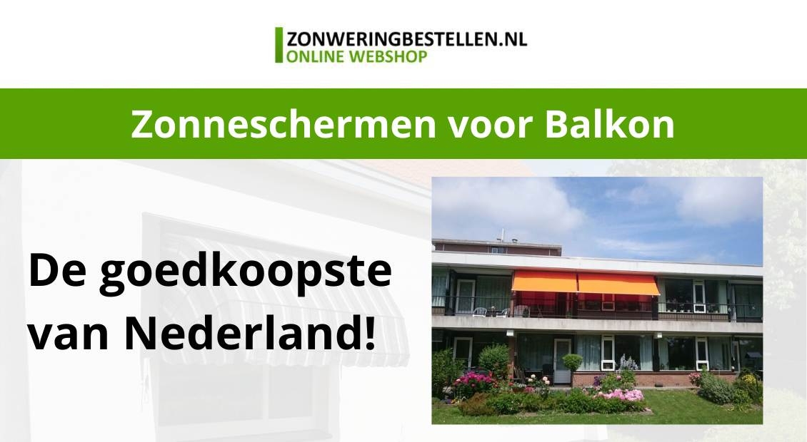 zonneschermen voor balkon