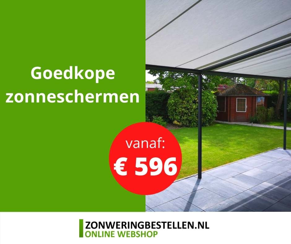 goedkope tuin zonneschermen