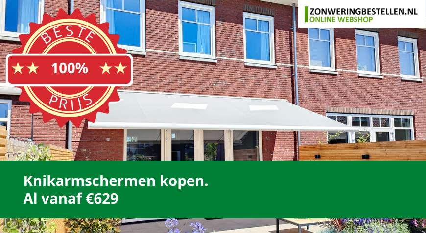 knikarmscherm lage prijs
