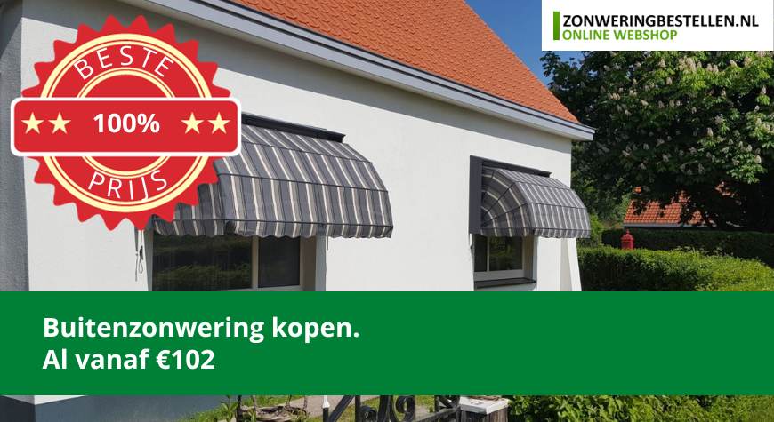 assortiment zonwering voor buiten